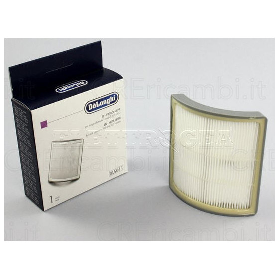 5519210011  FILTRO HEPA DE LONGHI COLOMBINA PER (XLF 1200 - XLF 1300E, XLF 1500E/ES - XLF 1600PE/PES) DLS011