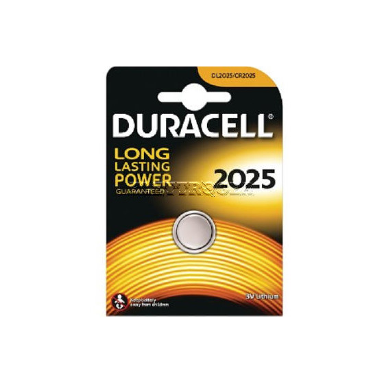 1PZ. DURACELL PILA  2025 LITHIUM 3V