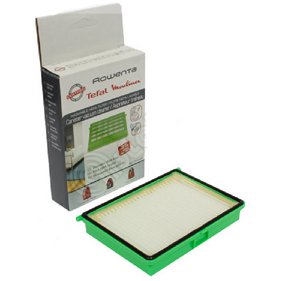 FILTRO HEPA RETTANGOLARE ORIGINALE ASPIRAPOLVERE ROWENTA COMPACTEO ZR004501 ZR004201