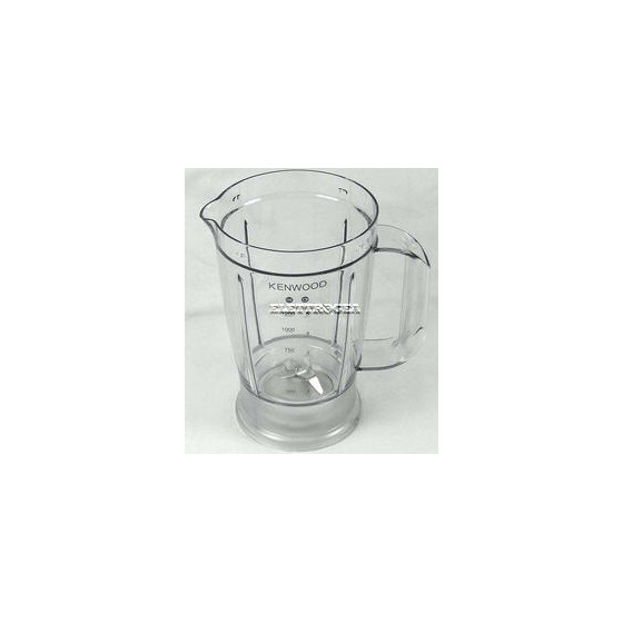 ASSIEME CARAFFA GRIGIA IN PLASTICA ROBOT DA CUCINA KENWOOD FPP225, FPP235