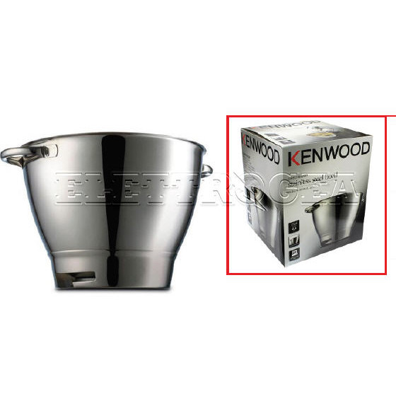 AW36385B01 Ciotola in acciaio inox con manici 36385A KENWOOD (CHEF) capacità 4,6 l