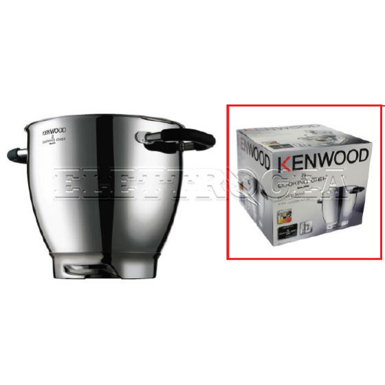 AW37575001 37575 Ciotola in acciaio per cottura ad induzione. Solo per Cooking Chef KENWOOD